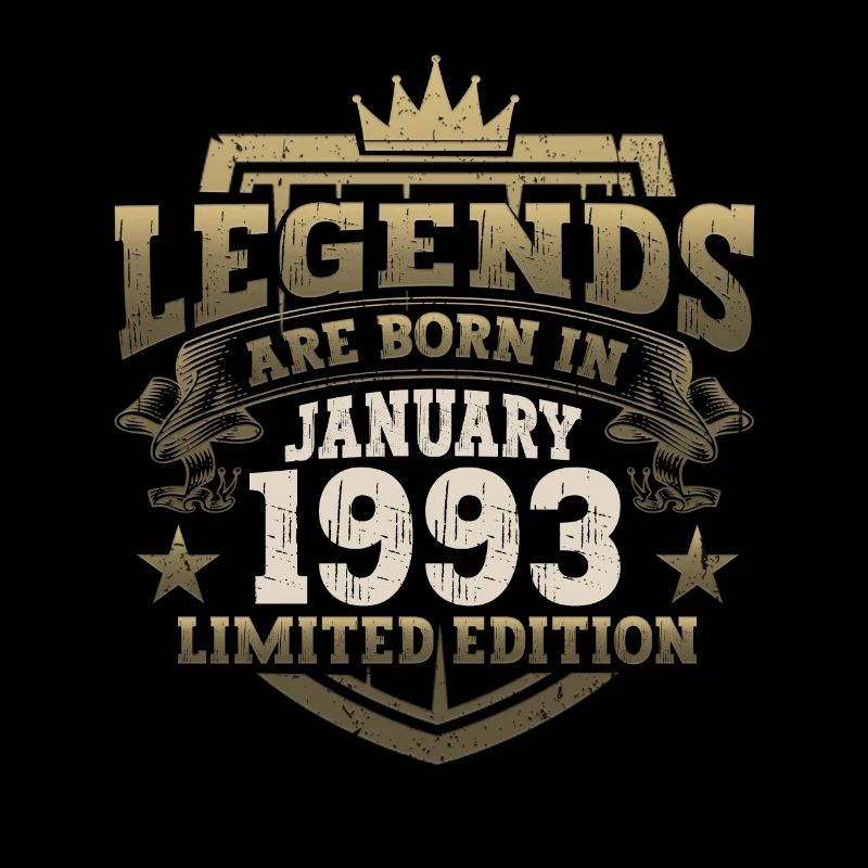 Born 1993 January 30th birthday Gift man