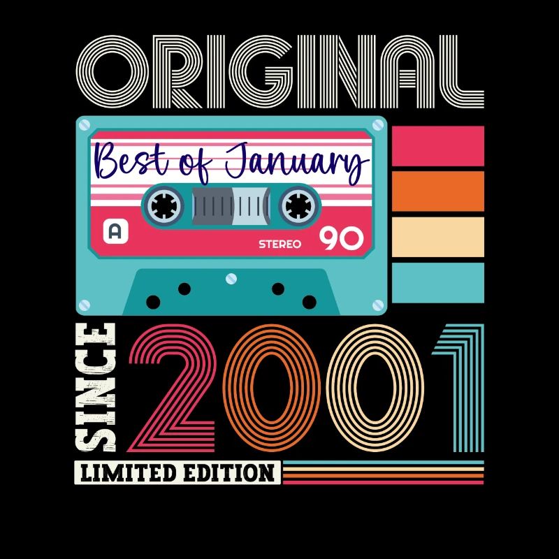Janvier Année 2001 Cadeau du 22e anniversaire