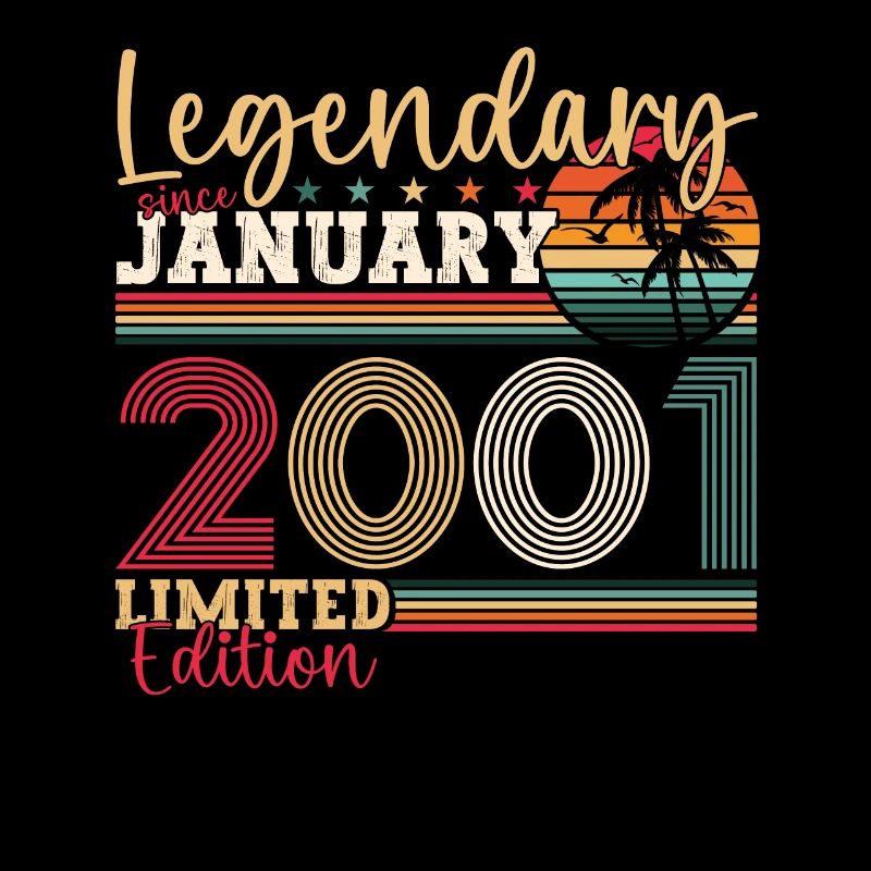 22nd birthday born 2001 January gift man