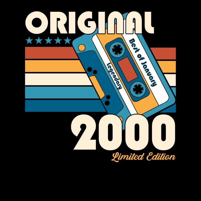January Year 2000 23rd birthday Gift 00s