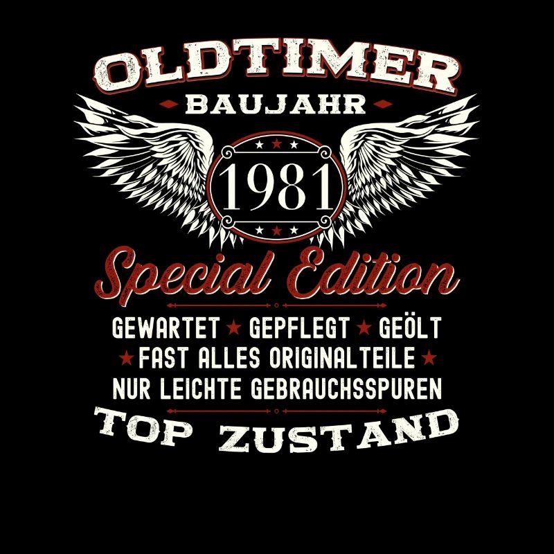 42. Geburtstag Oldtimer Jahrgang 1981 Geschenk