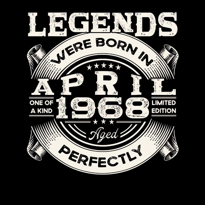 55th birthday man April born 1968 Oldtimer