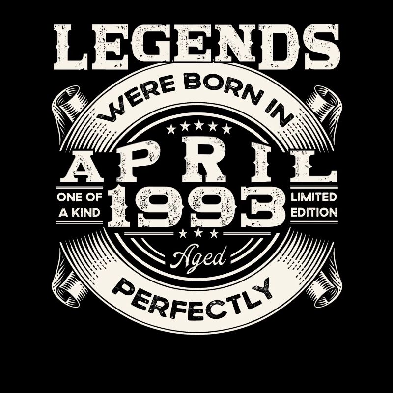 30th birthday man April born 1993 Oldtimer