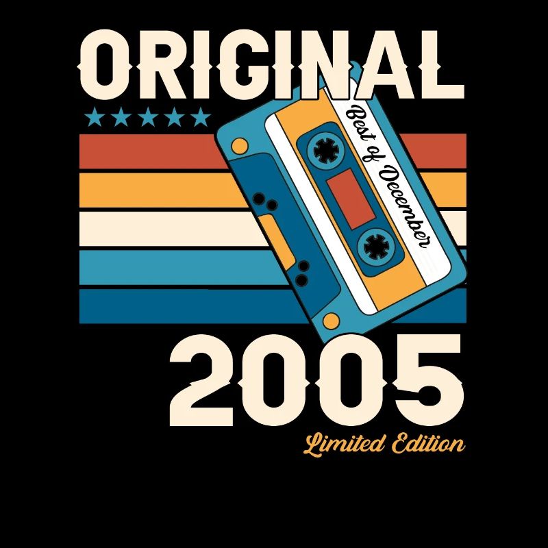 18e anniversaire Cassette Décembre Millésime 2005