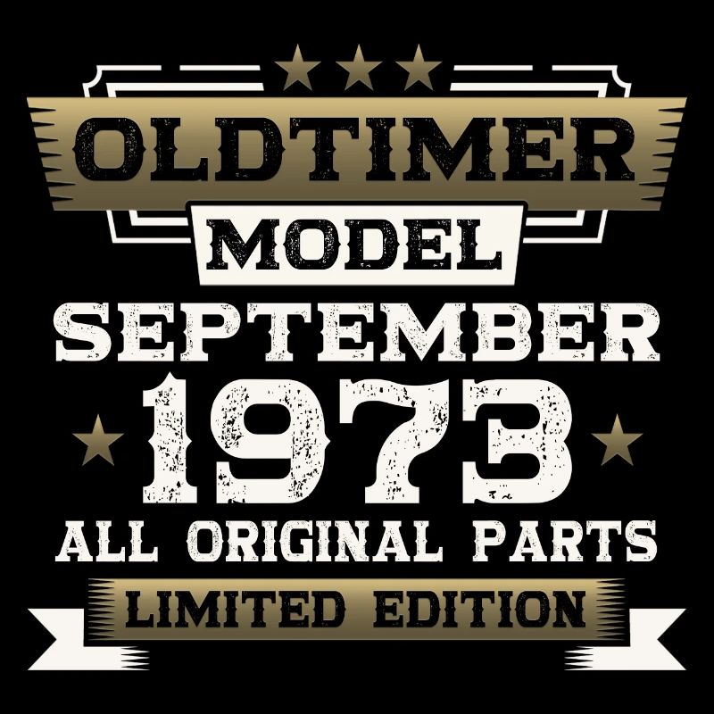 50. Geburtstag Oldtimer September Jahrgang 1973