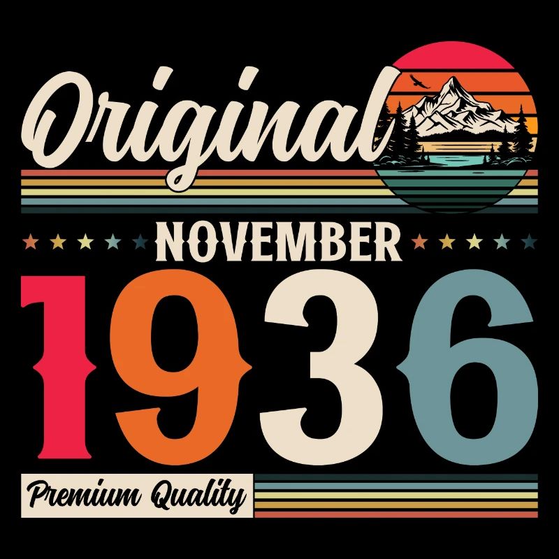 88th Birthday Original November 1936 Volume 36