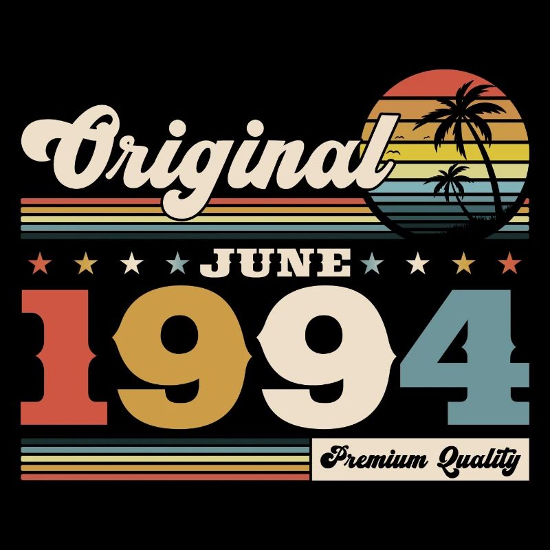 Original Juin 1994 Né en 1994 30e anniversaire 94