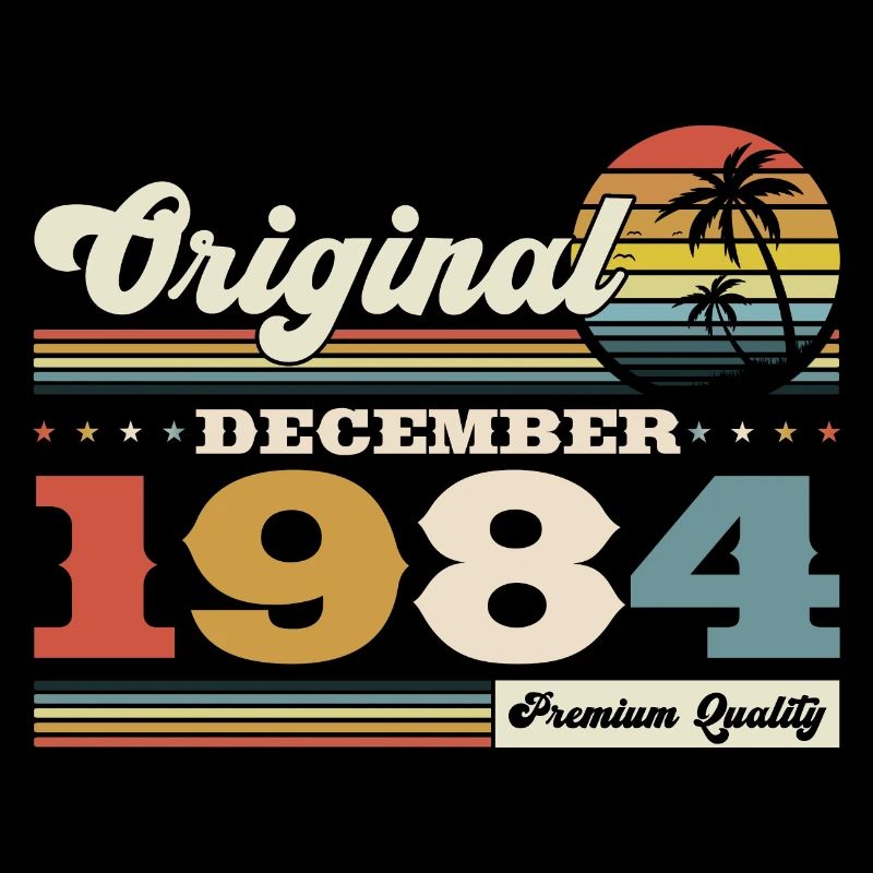 39e anniversaire Original Décembre Né 1984