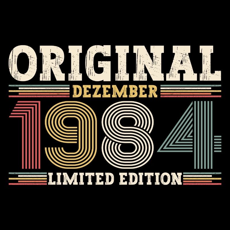 39th Birthday Original December Born 1984