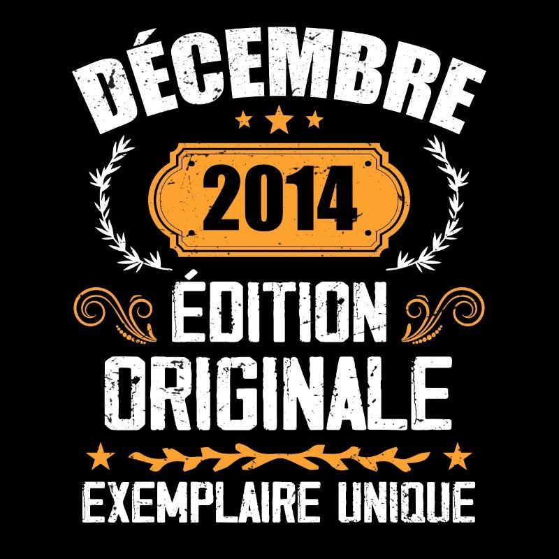 Anniversaire Cadeau Millésime Décembre 2014 - 201