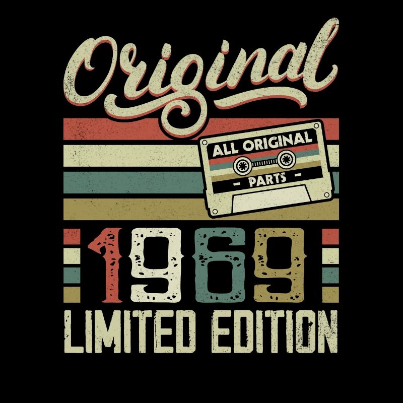Jahrgang 1969 Retro Geburtstagsgeschenk 1969