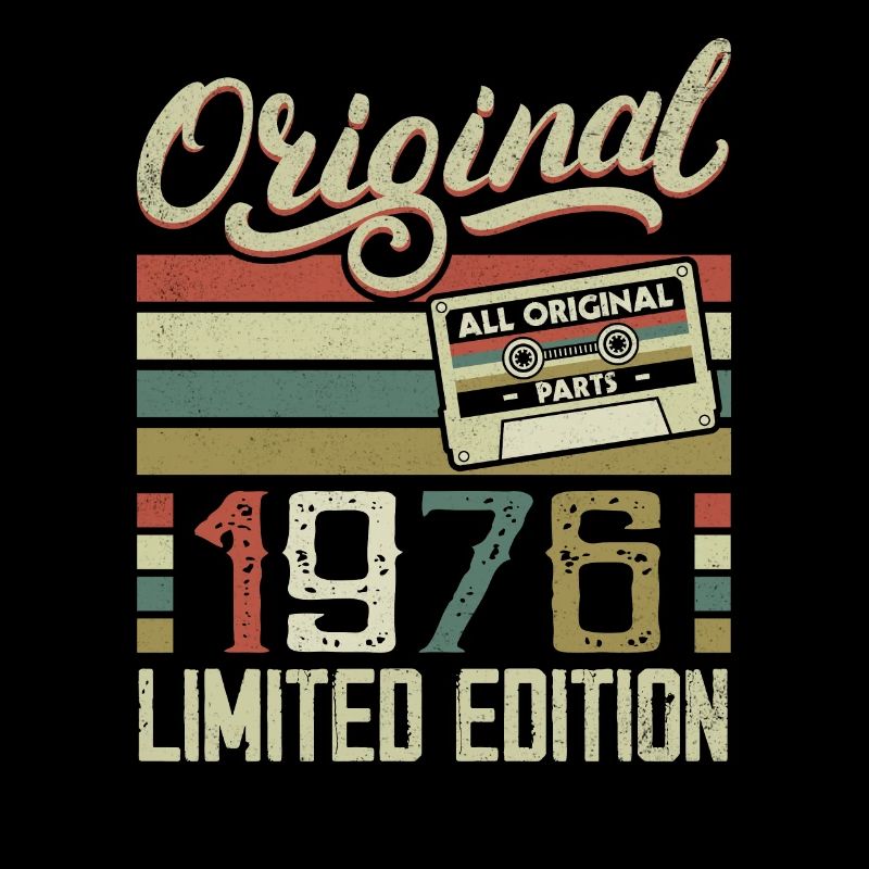 Vintage 1976 Cadeau D'anniversaire Rétro 1976