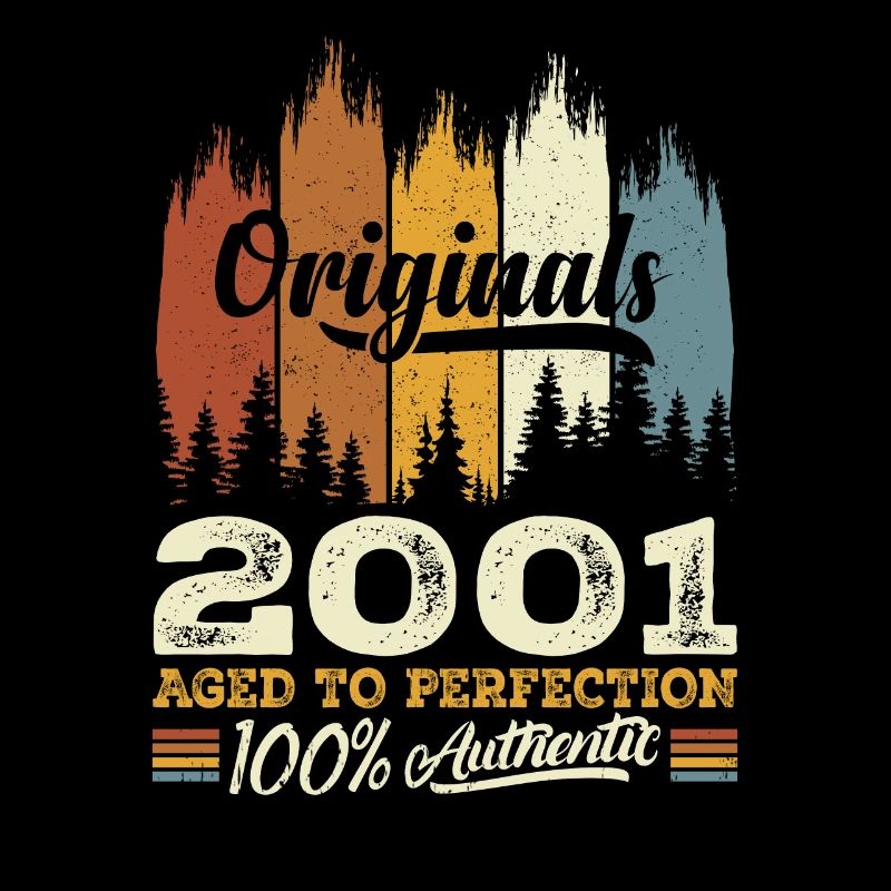 2001 Vintage Original 2001 Geburtstagsgeschenk