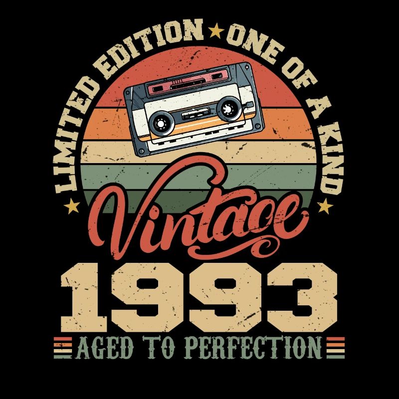 Jahrgang 1993 Retro Geburtstagsgeschenk 1993