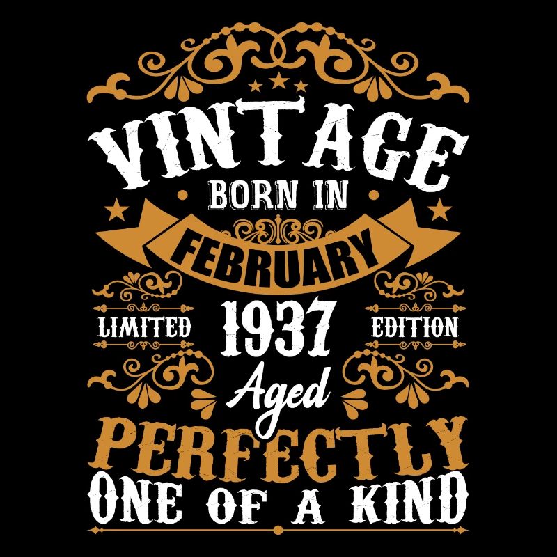 February 1937 Vintage 87th Birthday Gift