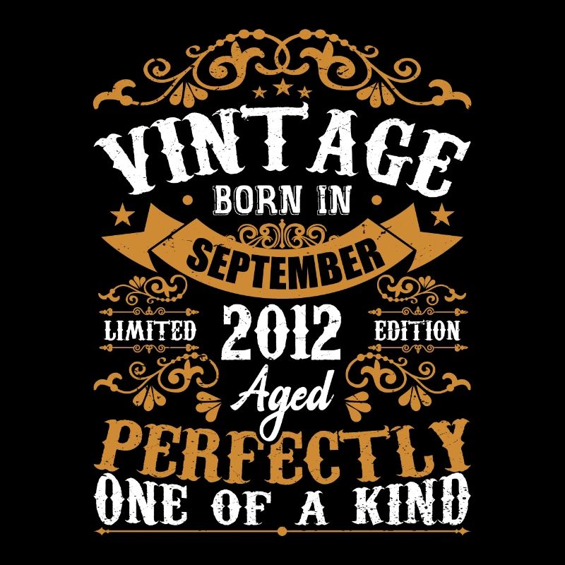 2012 Septembre 2012 Cadeau 12e Anniversaire 2012