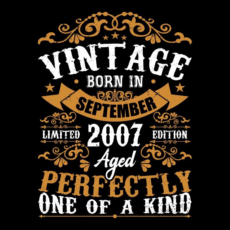 2007 Septembre 2007 Cadeau 17e Anniversaire 2007