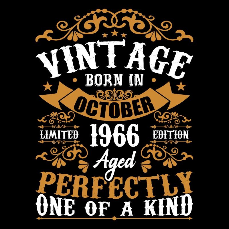 1966 Retro 1966 Octobre Anniversaire Octobre 1966