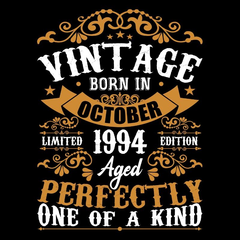 1994 Retro 1994 Octobre Anniversaire Octobre 1994