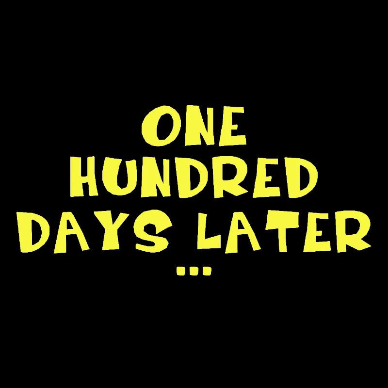 Hundert Tage später 100. Schultag Lehrer