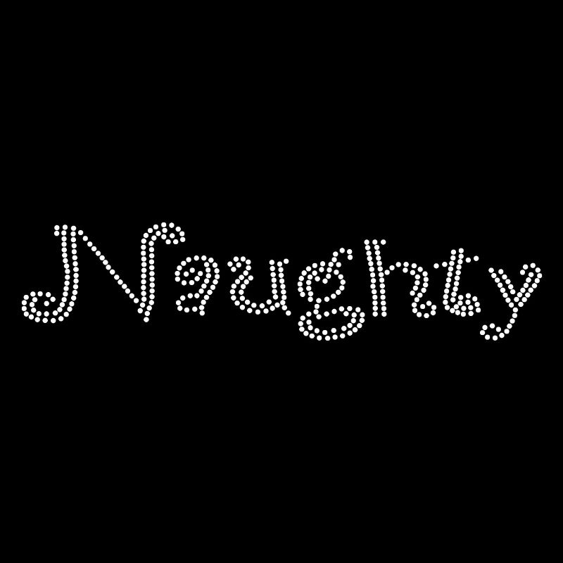 naughty rhinestone design