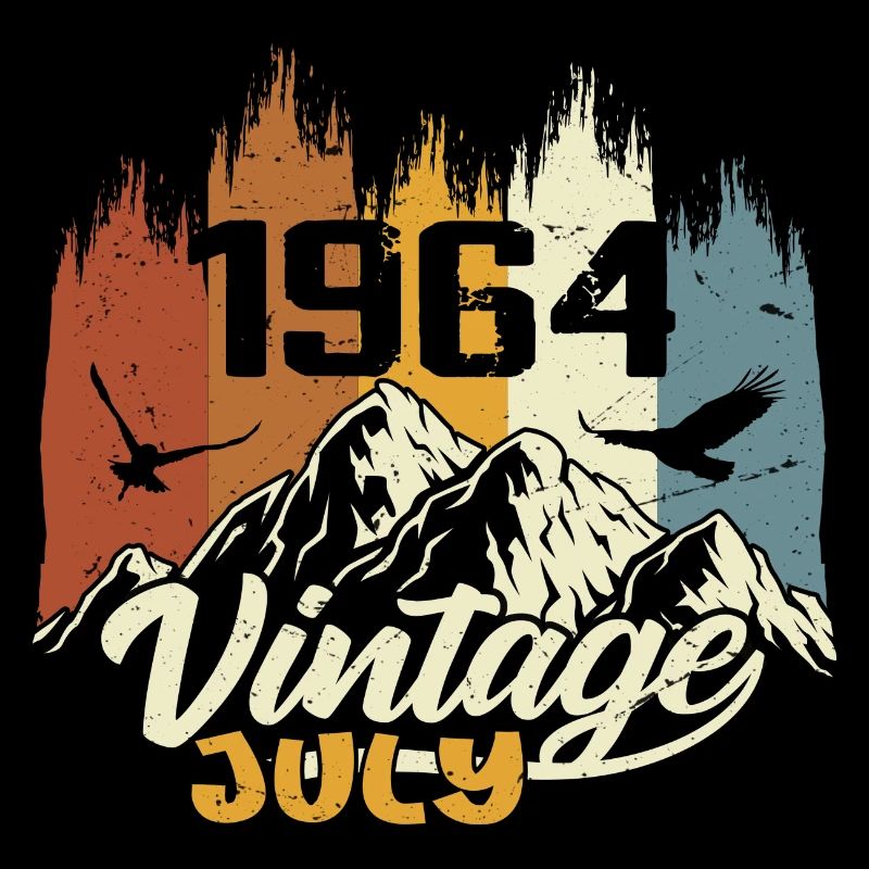 Vintage Juli 1964 Geburtstagsgeschenk Juli 1964