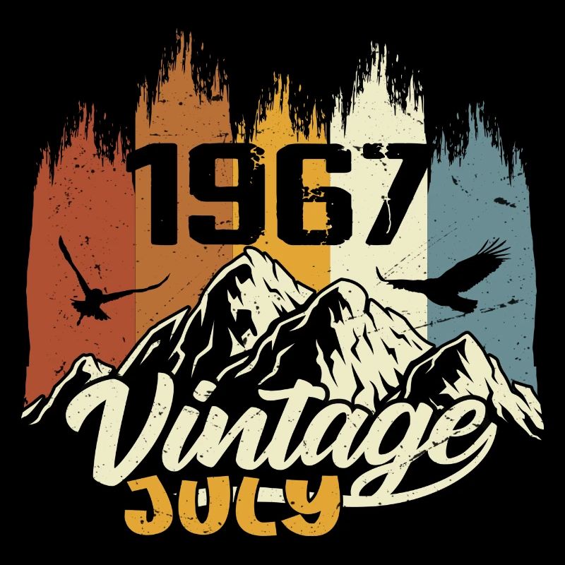 Vintage Juli 1967 Geburtstagsgeschenk Juli 1967