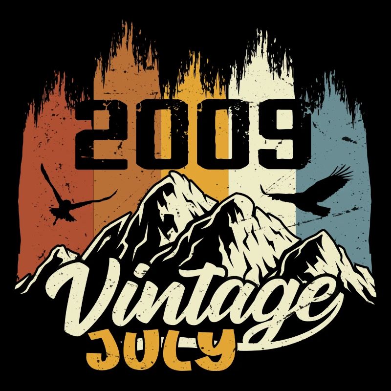 Vintage Juli 2009 Geburtstagsgeschenk Juli 2009