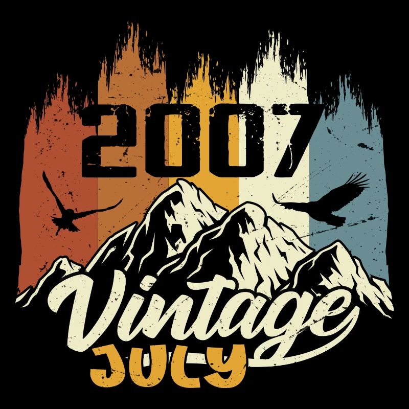 Vintage Juli 2007 Geburtstagsgeschenk Juli 2007