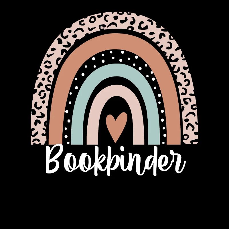Buchbinder Regenbogen Leopard Lustiger Buchbinder