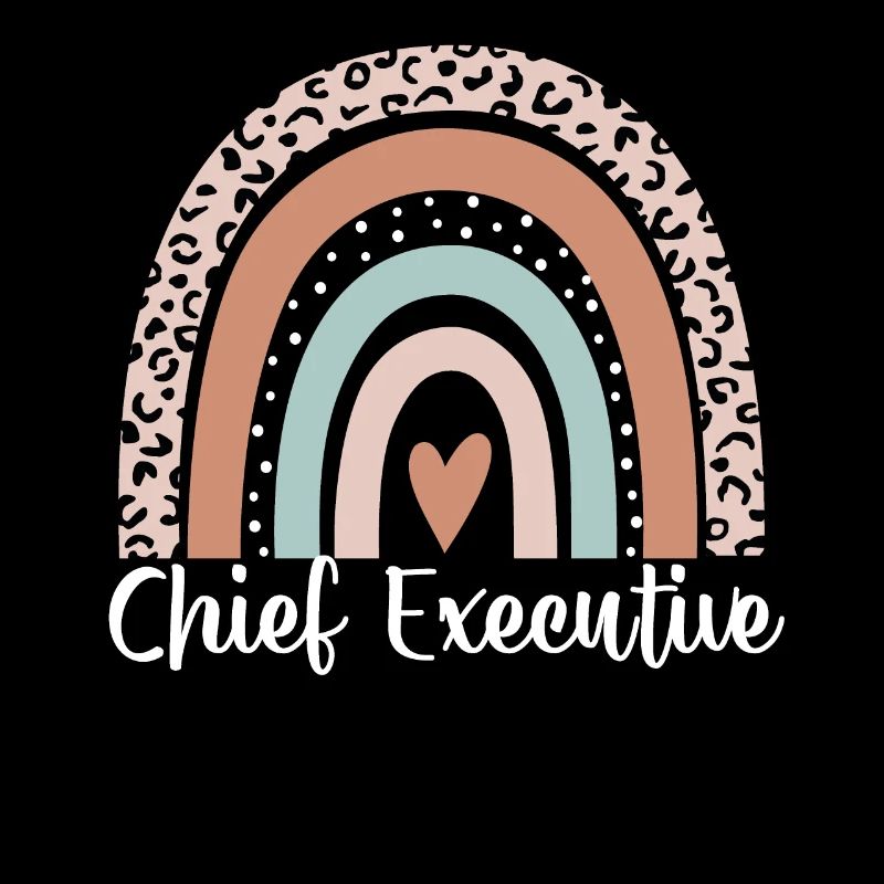 Chief Executive Rainbow Leopard Funny Chief