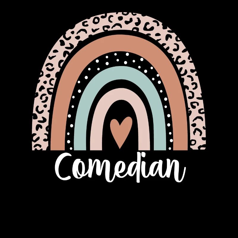 Komiker Regenbogenleopard Lustiger Komiker