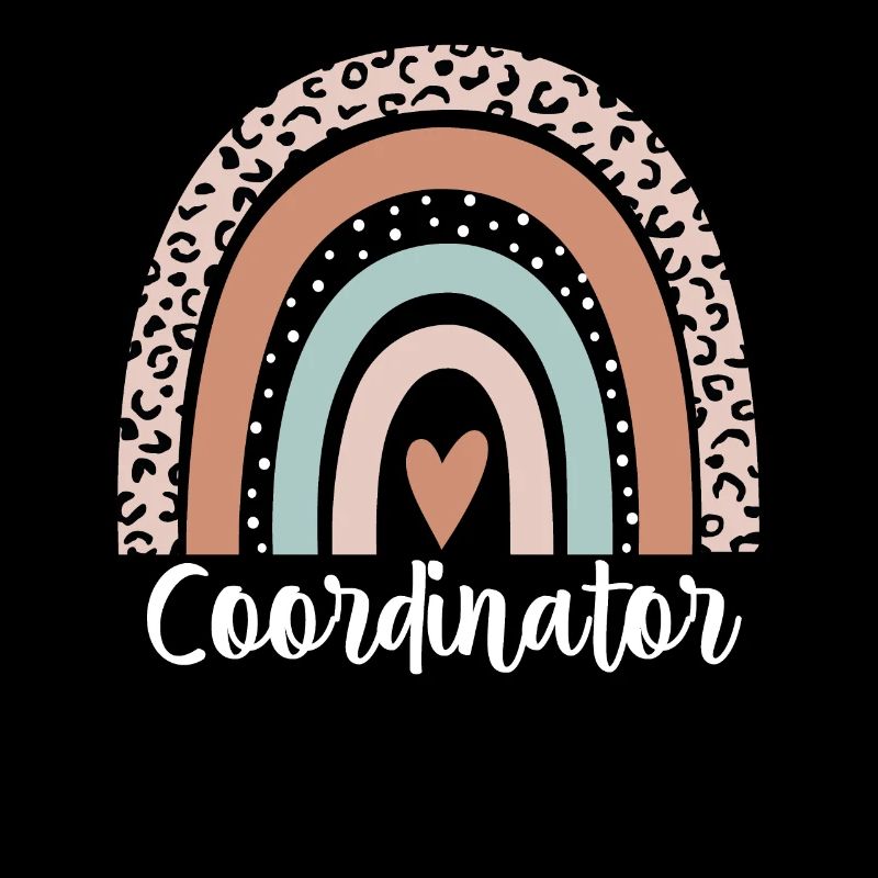 Coordinator Rainbow Leopard Funny Coordinator