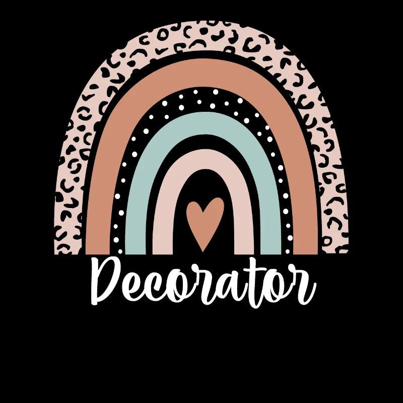 Decorator Rainbow Leopard Funny Decorator
