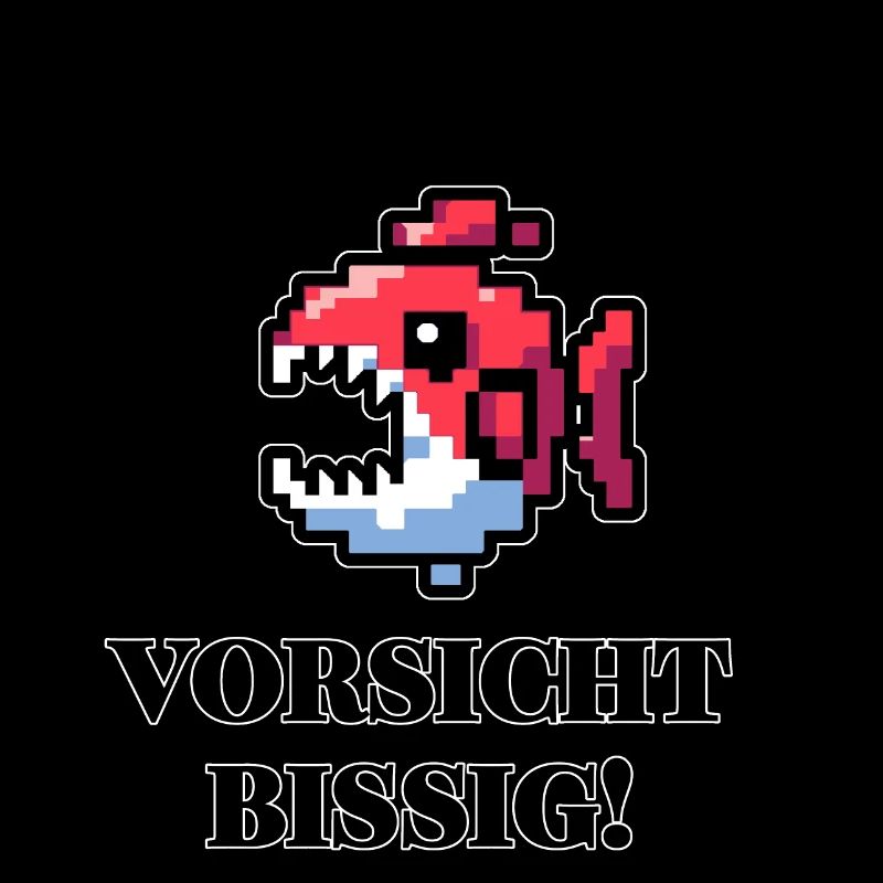 Attention Snappy - Funny Fish Design