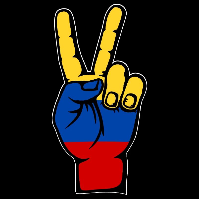 Symbole de paix du drapeau de la Colombie