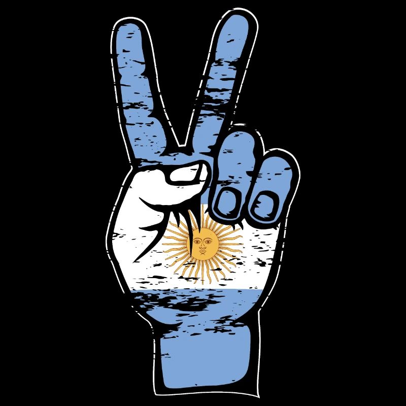 Drapeau de l’Argentine Symbole de la paix utilisé