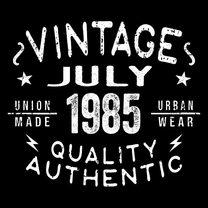 July 1985 Geburtstag im 1985 Geburtstagsgeschenk