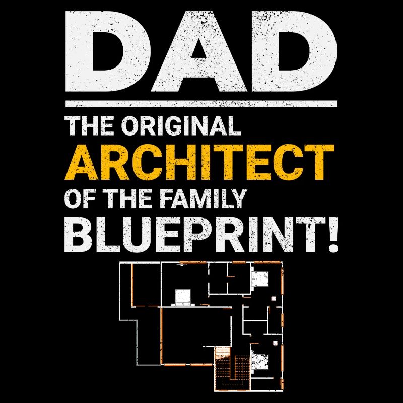 Plan de papa de l’architecte Rire Fête des pères