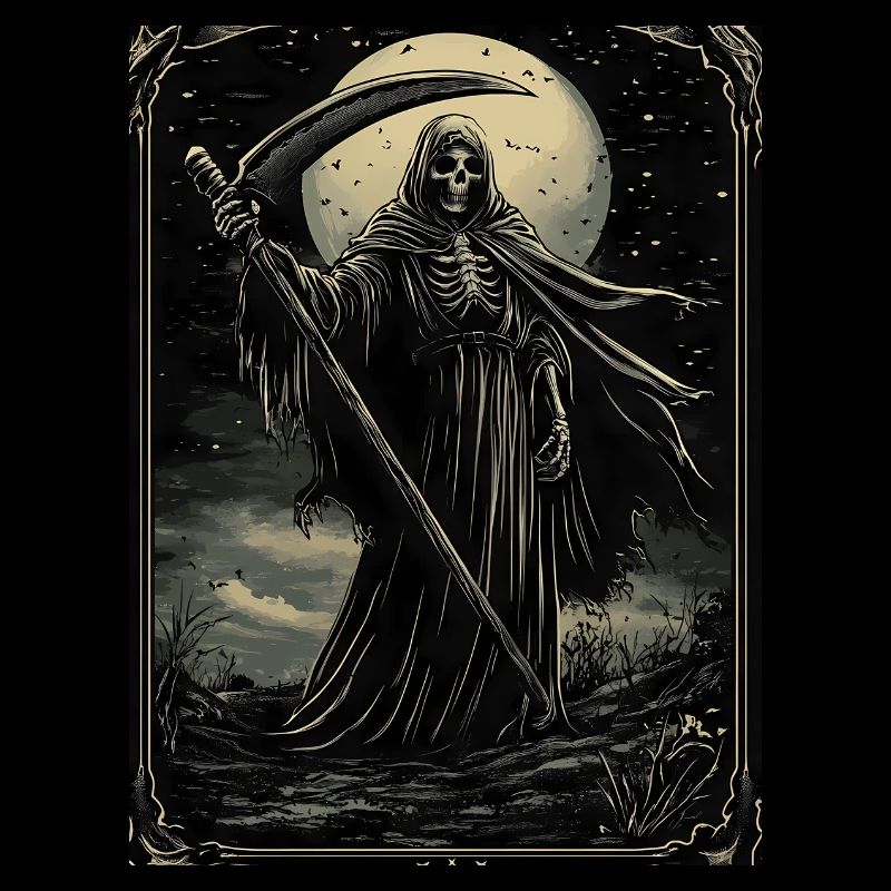 Halloween Sensenmann Gothic Goth