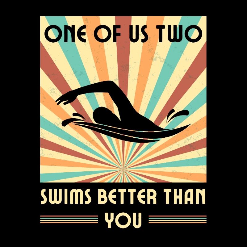 Einer Von Uns Beiden Schwimmt Besser Als Du