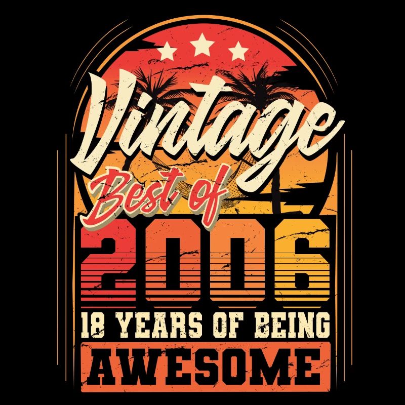 18e anniversaire 2006 Année de naissance