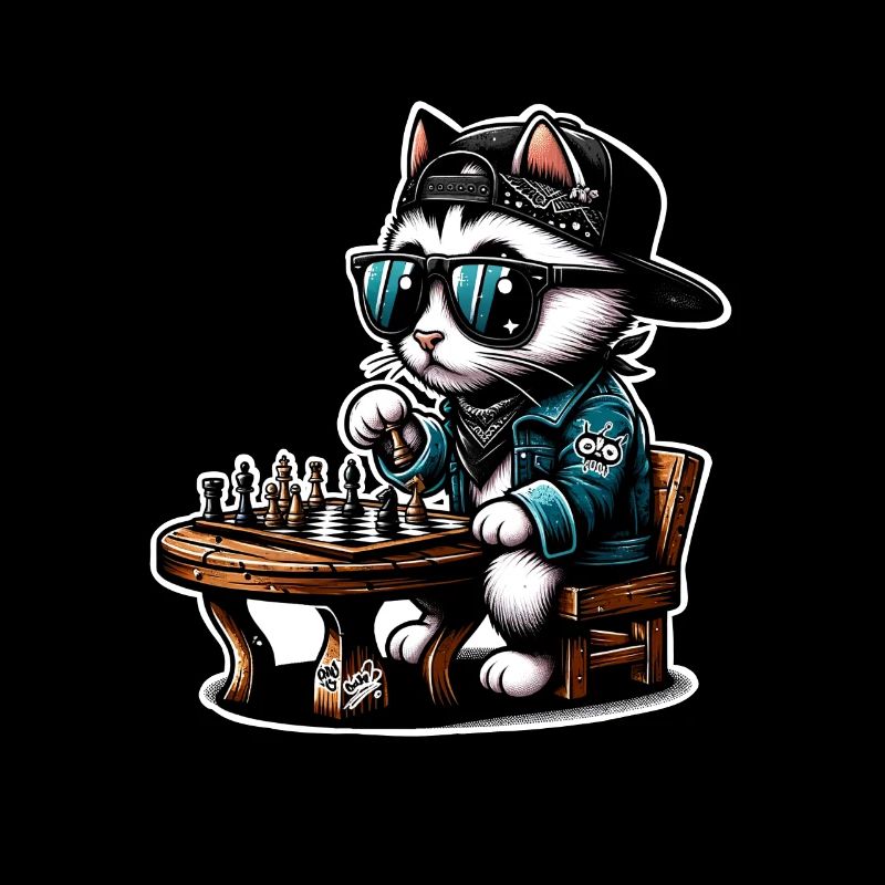 Schach Katze