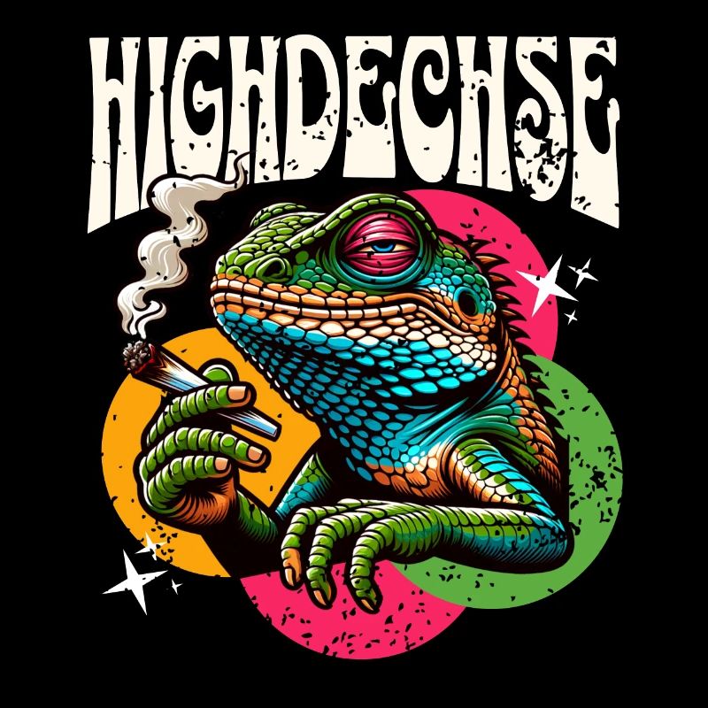 Highdechse Eidechse Reptilien