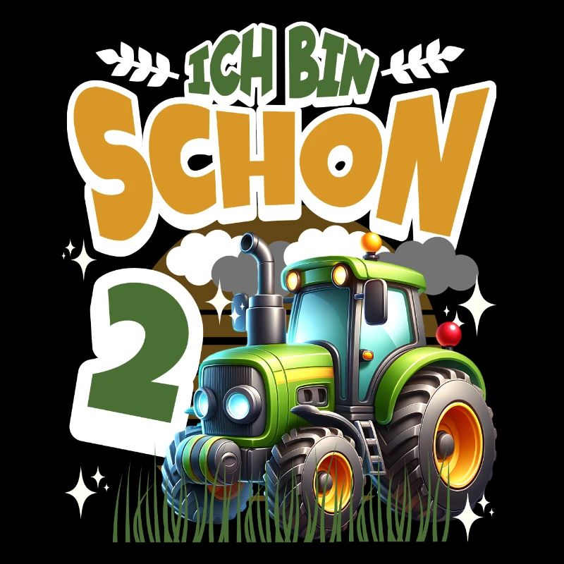 Traktor 2. Geburtstag Kindergeburtstag