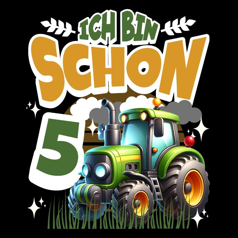 Traktor 5. Geburtstag Kindergeburtstag