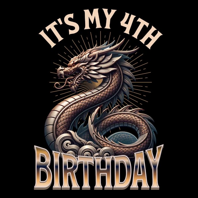Dragon 4th Birthday Dragon