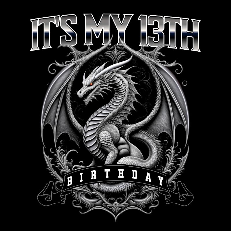 Dragon 13th Birthday Dragon