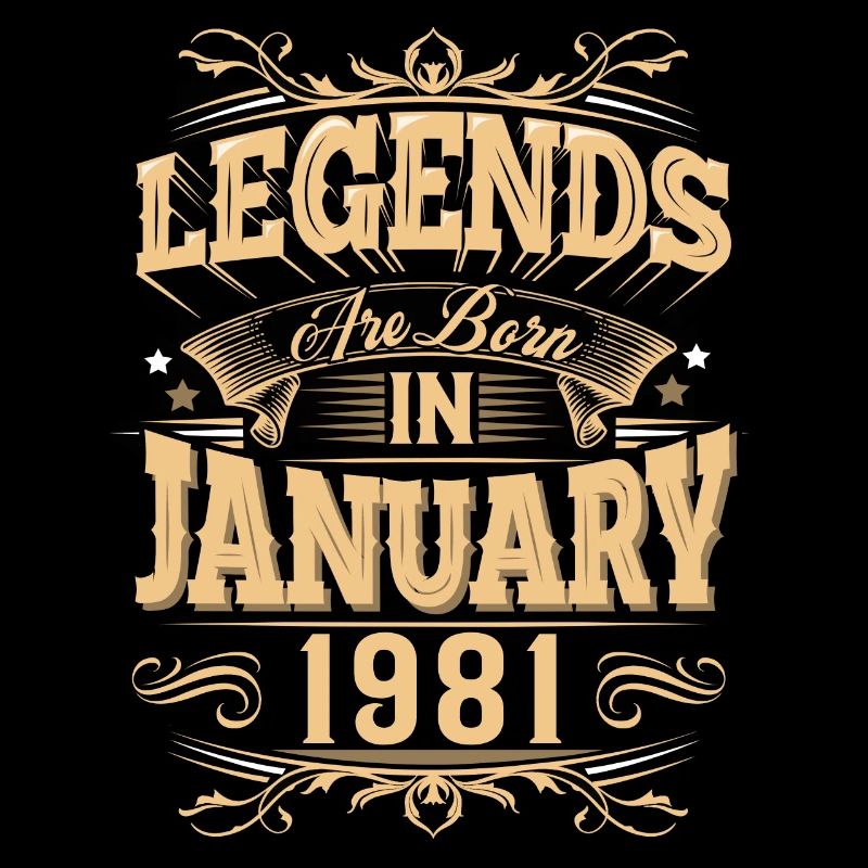 Légende de l’anniversaire de janvier 1981