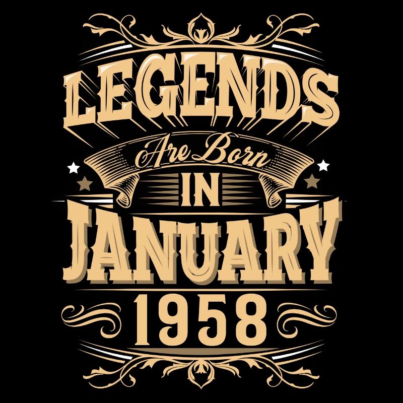 January 1958 Birthday Legend